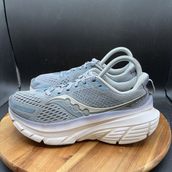 Saucony Womens Size 6.5 Guide 17 S10936-111 Blue Purple Running Shoes Sneakers - Picture 1 of 9